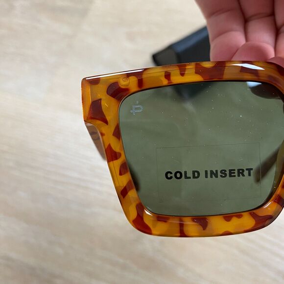 Prive Reaux Polarized Vice‎ City Sunglasses Color Honey Tort - Picture 6 of 10